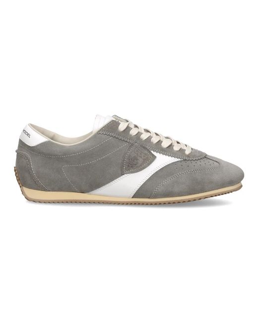 Philippe Model Schoenen ,Grijs ,Katoen Planche Running in het Gray voor heren