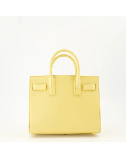 Saint Laurent Yellow Handbags
