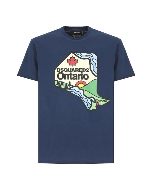 T-Shirts di DSquared² in Blue da Uomo