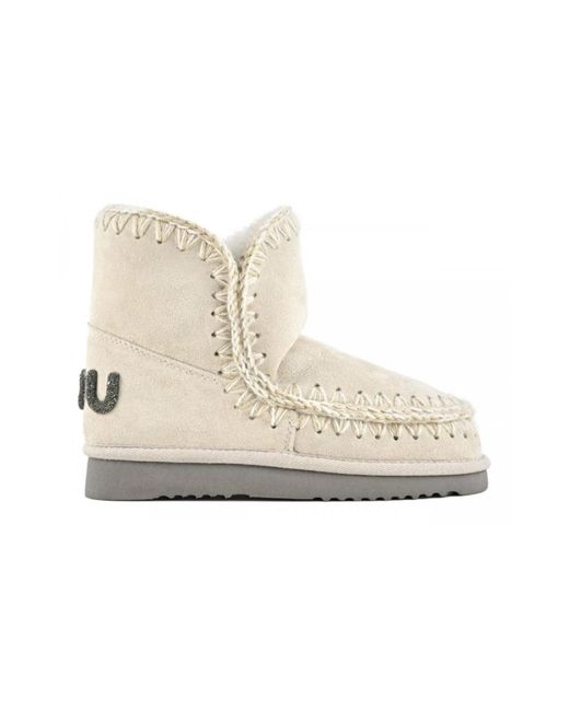 Mou Natural Winter Boots