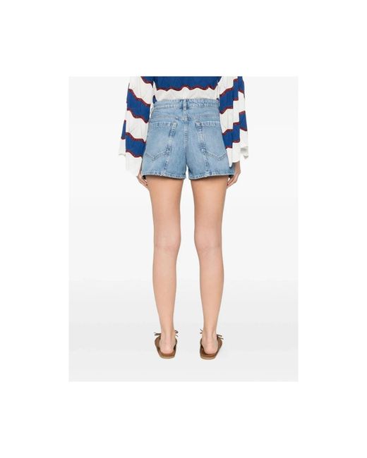 Seafarer Blue Denim Shorts