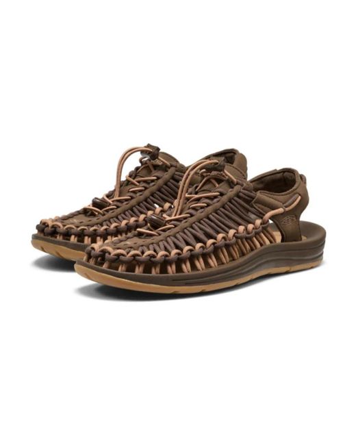 Keen Brown Flat Sandals