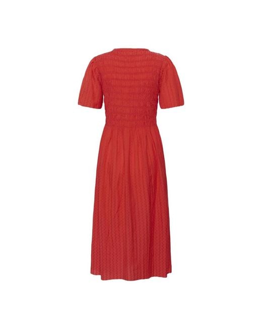 Part Two Red Midi Dresses