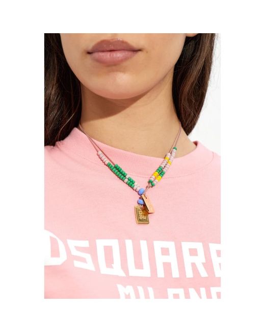 Necklaces DSquared² de color Metallic