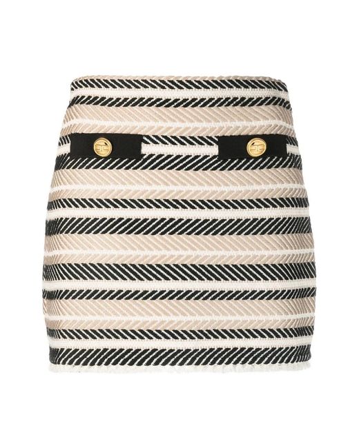 Elisabetta Franchi Natural Short Skirts