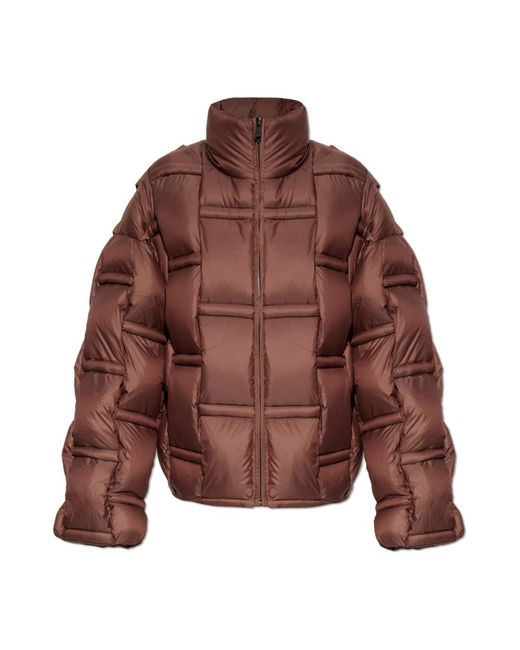 RAXXY Jassen ,Bruin ,Puffer Jacket Met Turtle Neck in het Brown