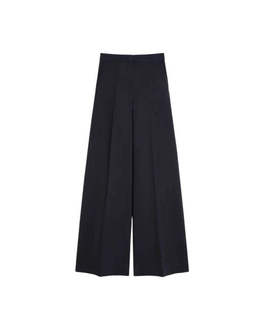 Max Mara Blue Wide Trousers