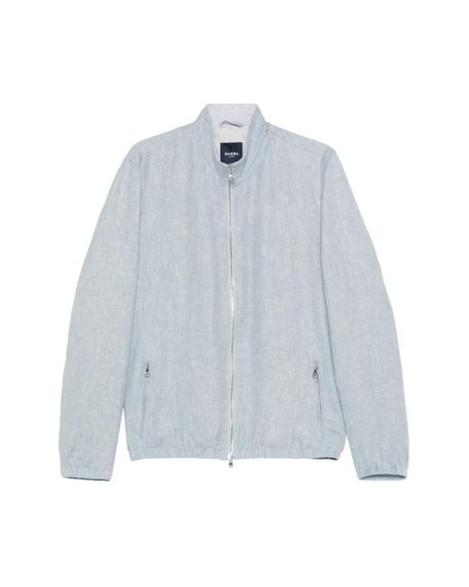 Barba Napoli Blue Light Jackets for men
