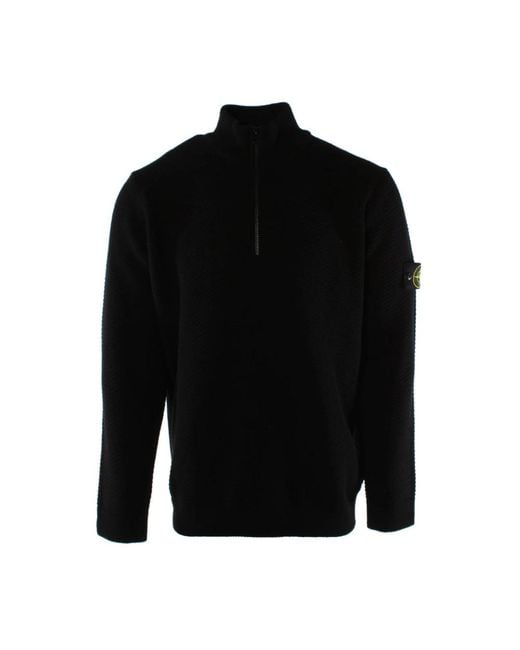 Stone Island Black Turtlenecks for men