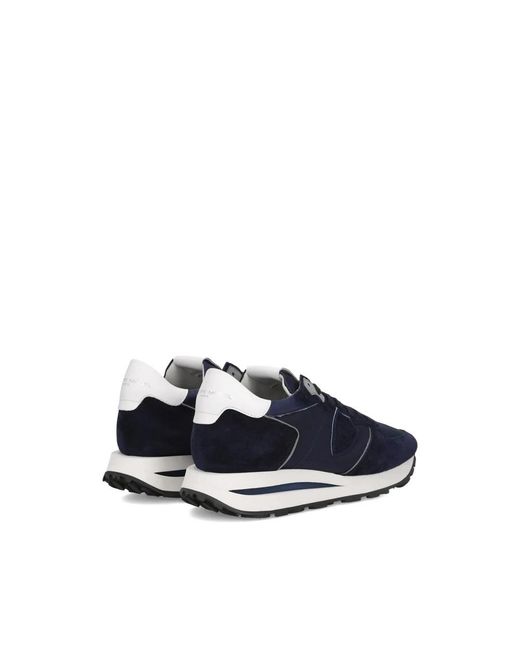 Philippe Model Blue Sneakers for men
