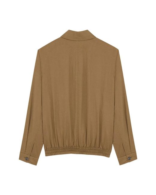 Saint Laurent Brown Bomber Jackets for men