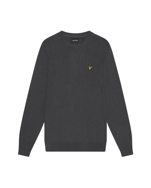 Lyle & Scott Gray Round-Neck Knitwear for men