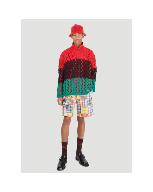 Champion Red Casual Shorts for men