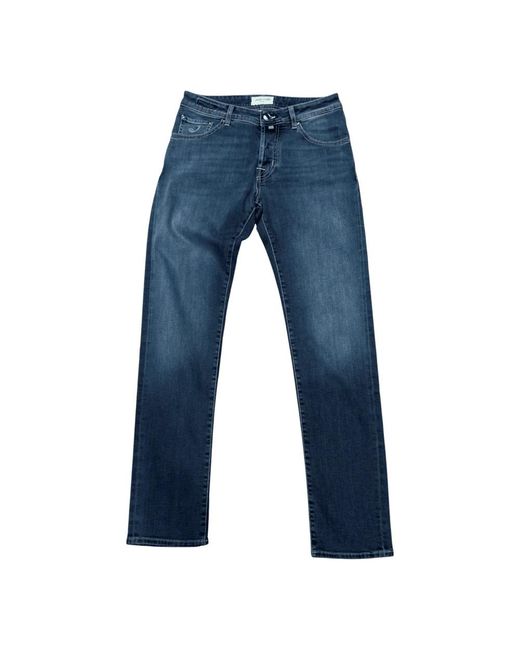 Jacob Cohen Blue Straight Jeans for men