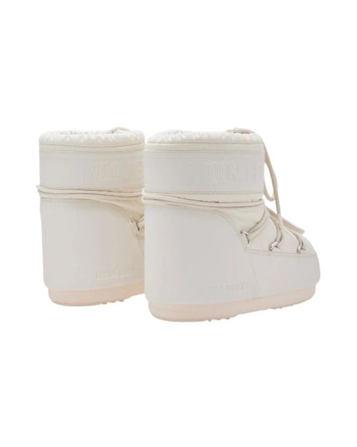 Moon Boot White Icon Low Rubber Boot