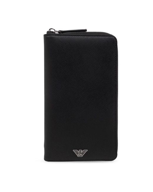 Emporio Armani Geldbörse mit logo in Black für Herren