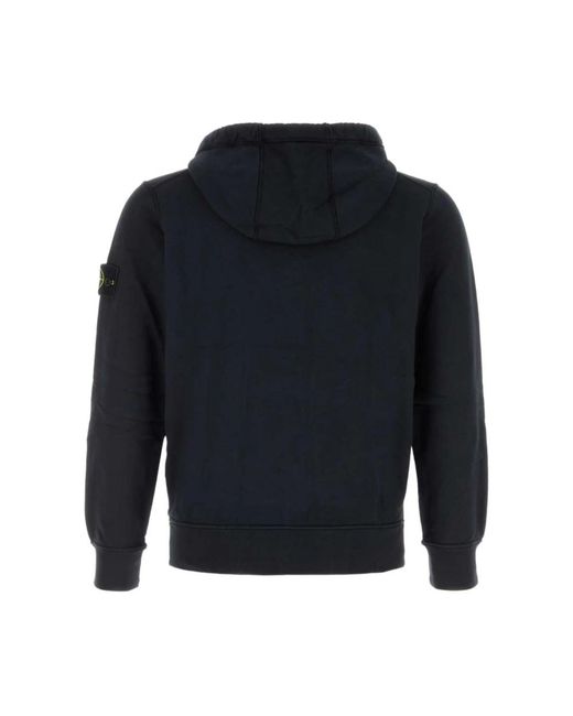 Stone Island Blue Zip-Throughs for men
