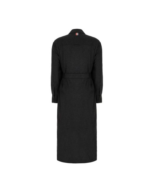 Thom Browne Black Shirt Dresses