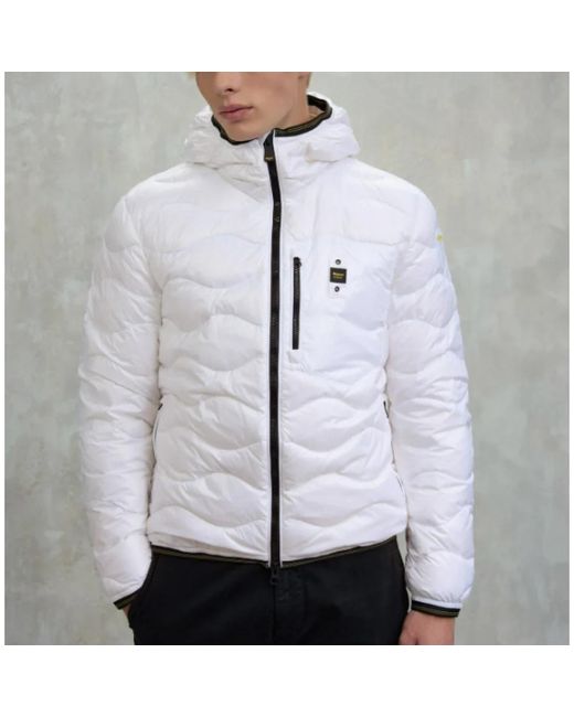 Down Jackets Blauer de hombre de color Gray