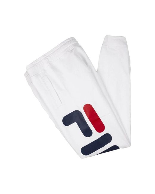 Fila White Sweatpants for men