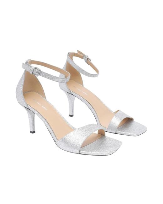 Michael Kors White High Heel Sandals