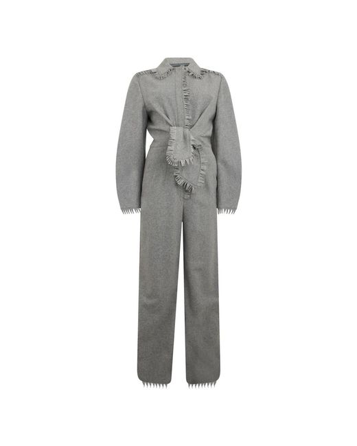 Alberta Ferretti Gray Jumpsuits