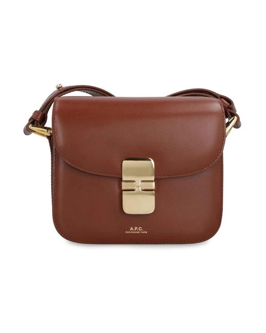 A.P.C. Brown Cross Body Bags