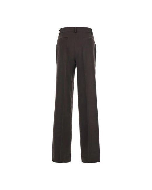P.A.R.O.S.H. Gray Straight Trousers