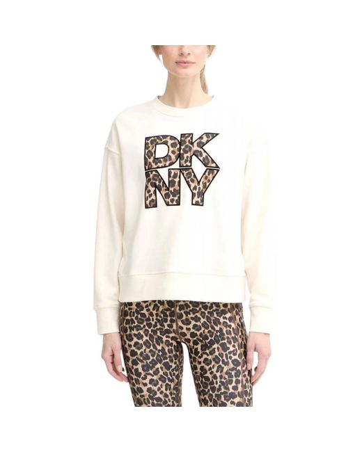 DKNY White Sweatshirts