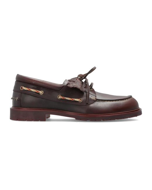 Burberry Brown Sailor Shoes for men