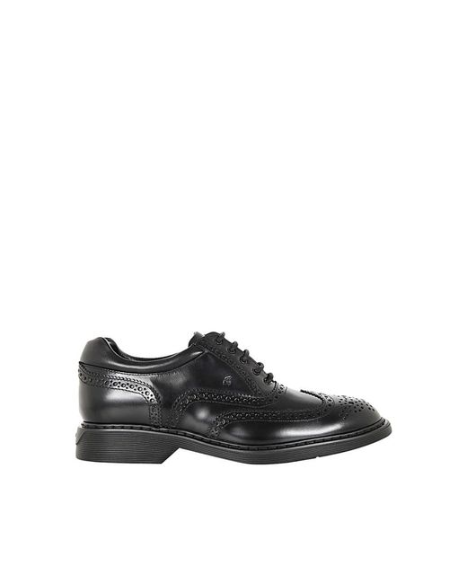 Hogan Black H576 Lace-up Shoes for men