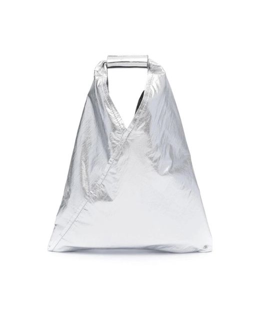 MM6 by Maison Martin Margiela Blue Tote Bags
