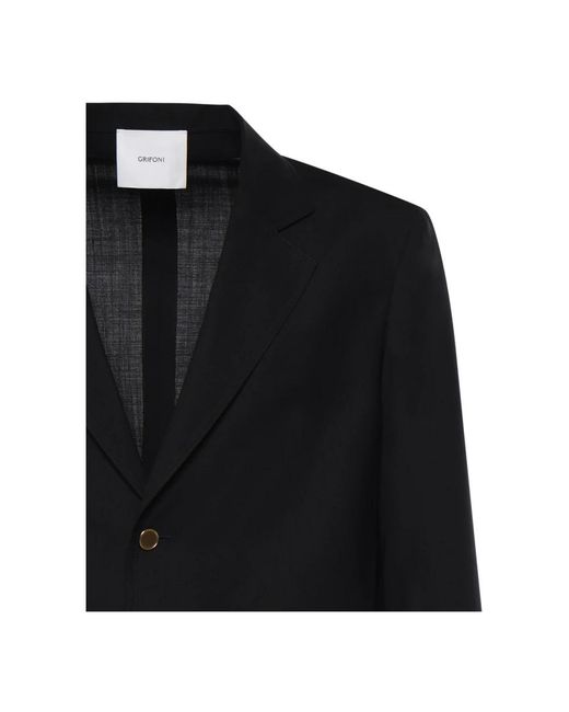 Grifoni Blazers in het Black voor heren