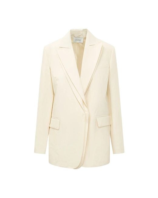 Sportmax Natural Blazers