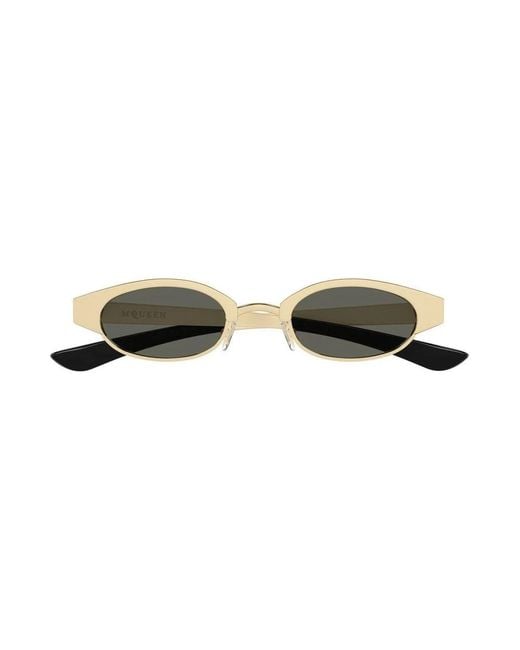 McQueen Yellow Sunglasses