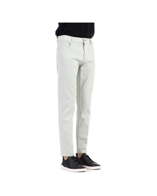 Eleventy Gray Slim-Fit Jeans for men