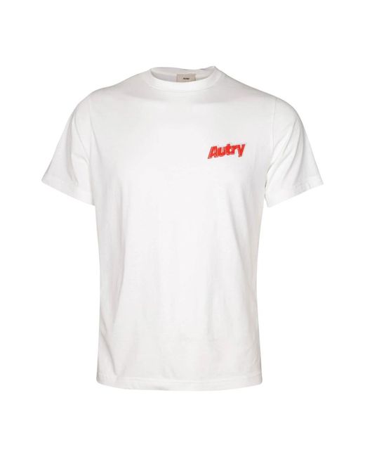 Autry White T-Shirts for men