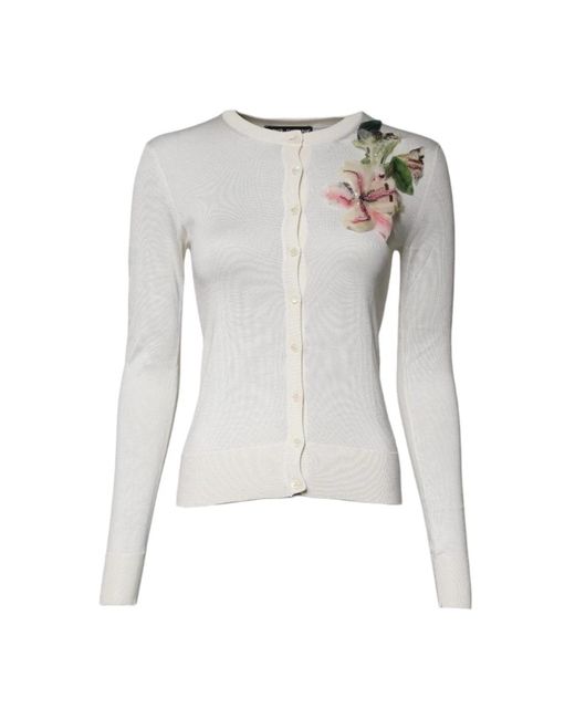 Cardigans Dolce & Gabbana de color Gray