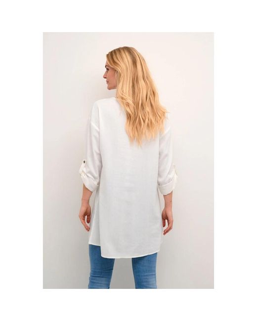 Tunics Cream de color White