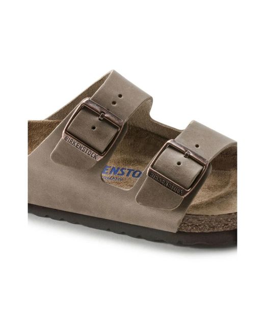 Birkenstock Arizona Soft Footbed Oiled Leather Sandalen in Brown für Herren