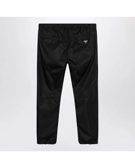 Prada Black Slim-Fit Trousers for men