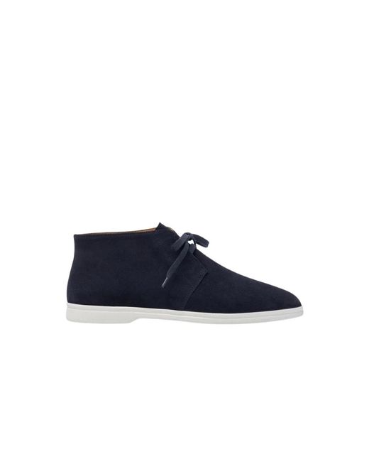Scarosso Blue Lace-Up Boots for men