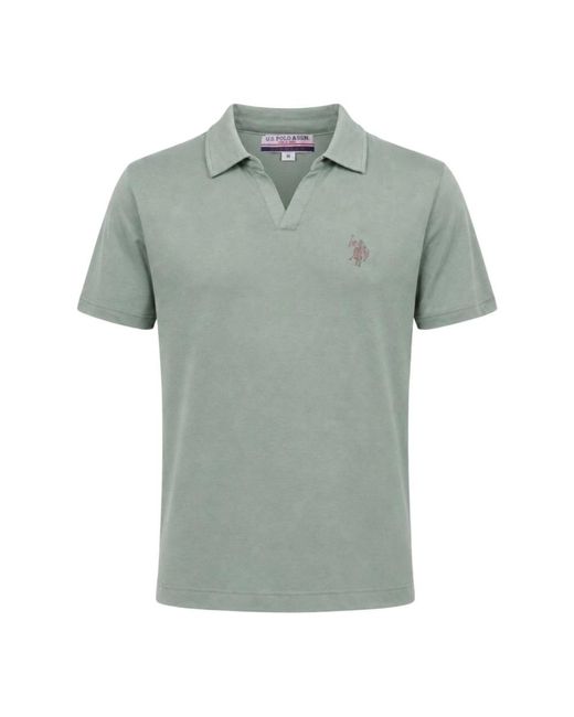 U.S. POLO ASSN. Rood Polo. Corta in het Green voor heren