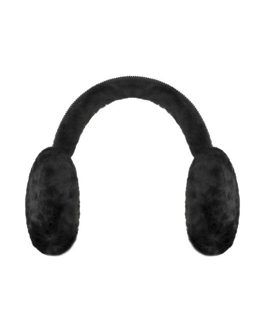 Ugg Accessoires ,Zwart ,Tasman Sheepskin Earmuff in het Black