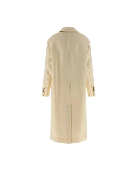AMI Natural Double-Breasted Coats