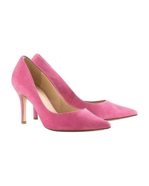 Högl Pink Elegante Wildlederpumps