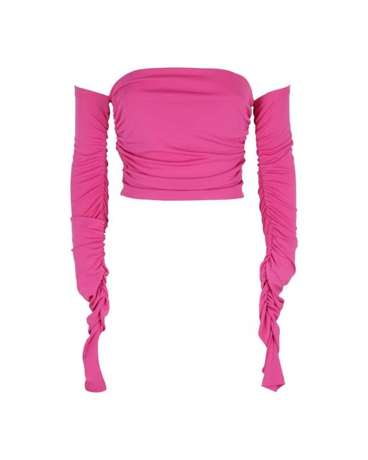 Tops > long sleeve tops ANDAMANE en coloris Pink