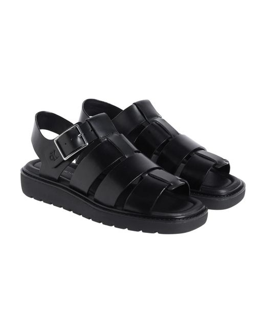 Calvin Klein Blue Flat Sandals