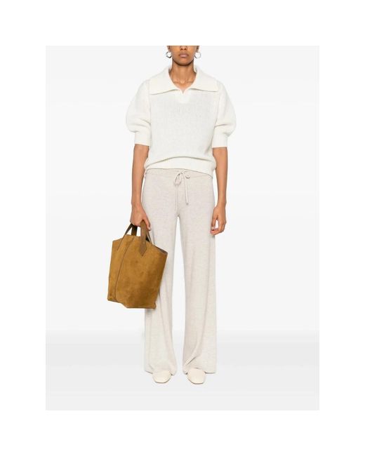 Lisa Yang White Cashmere Knitwear