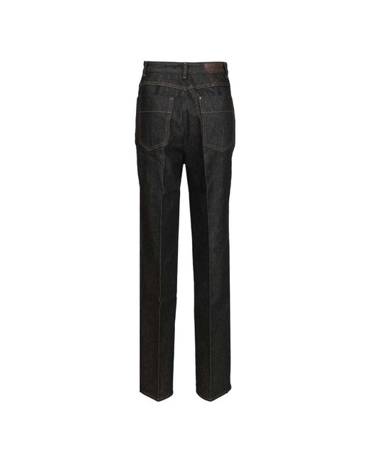 Lemaire Black Straight Jeans